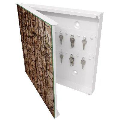 Key box for wall Tree bark