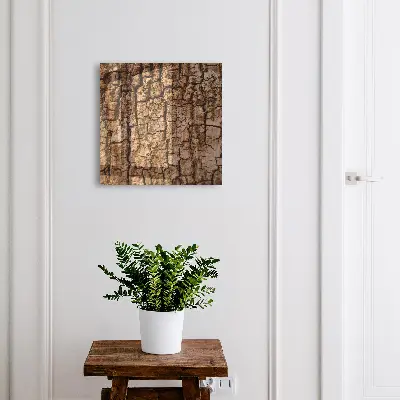 Key box for wall Tree bark