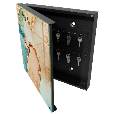 Wall mounted key box abstract elegance design