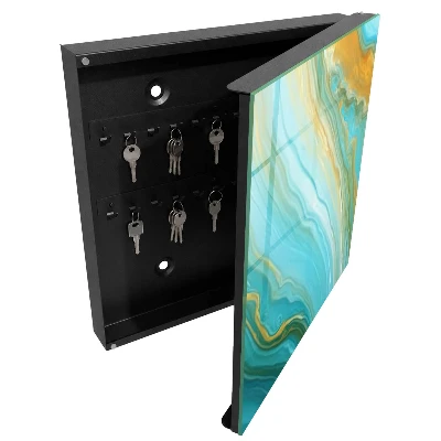 Key cabinet Colorful waves