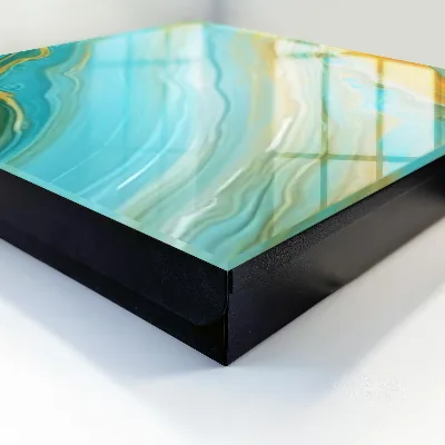 Key cabinet Colorful waves