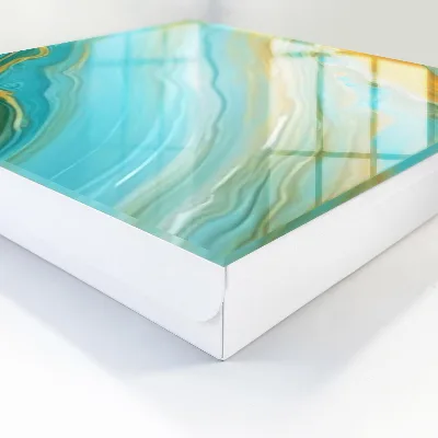 Key cabinet Colorful waves