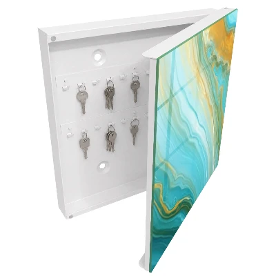 Key cabinet Colorful waves