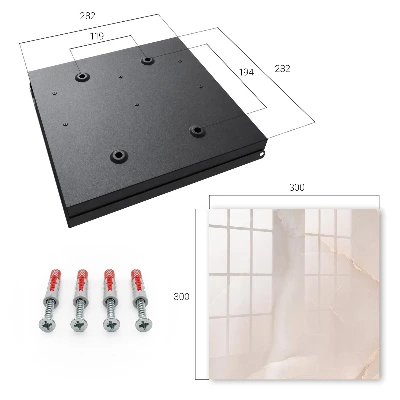 Wall mounted key box Elegant texture