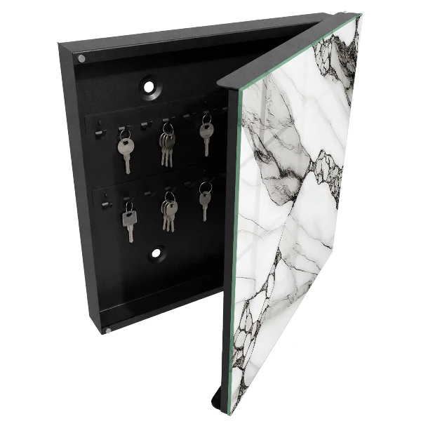 Key cabinet Marbled pattern