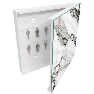 Key cabinet Marbled pattern