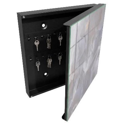 Wall mounted key box Grey elegance