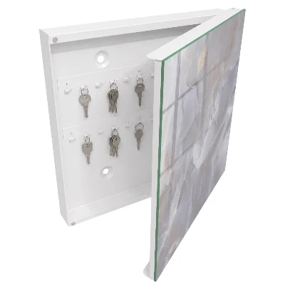 Wall mounted key box Grey elegance