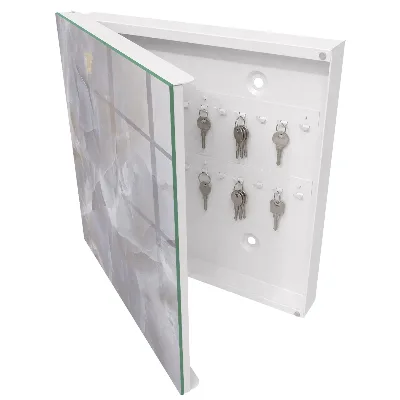 Wall mounted key box Grey elegance