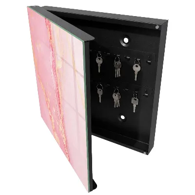 Wall mounted key box pink dream design