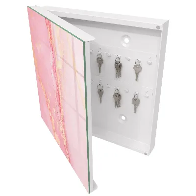 Wall mounted key box Pink dream