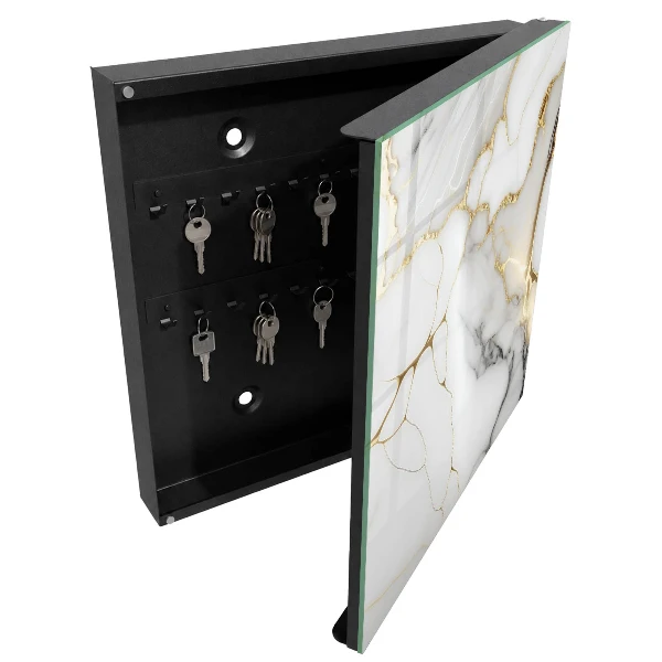 Key box for wall Marble elegance
