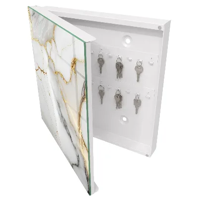 Key box for wall Marble elegance