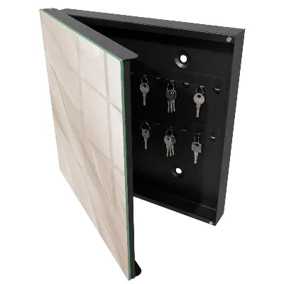 Wall mounted key box Cream lightness