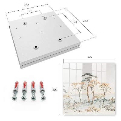 Key cabinet Japanese landscape