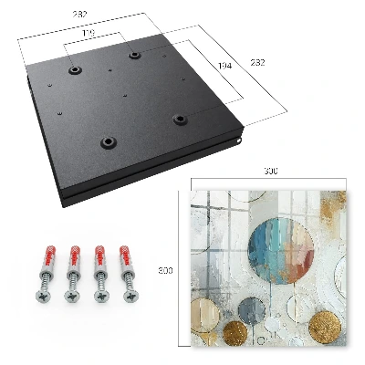 Key box for wall Circular composition