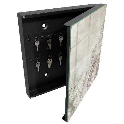 Wall-mounted key box subtle exoticism design