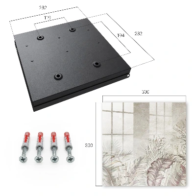 Wall-mounted key box subtle exoticism design