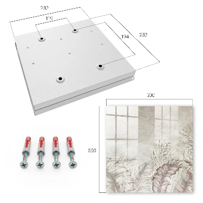 Wall-mounted key box subtle exoticism design