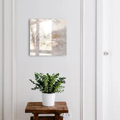 Wall mounted key box Mountain peace