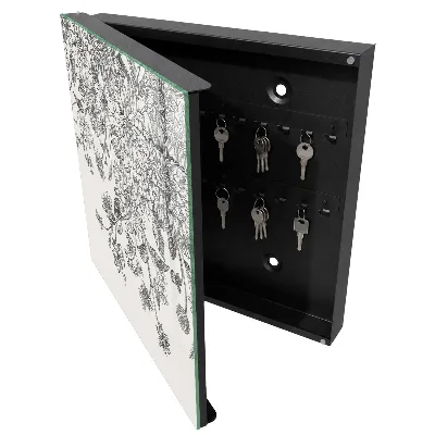 Key cabinet Floral elegance
