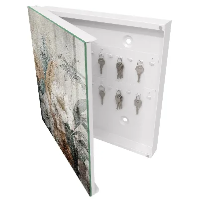 Key cabinet with flowers nature design