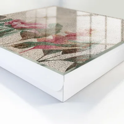 Wall-mounted key box botanical elegance design