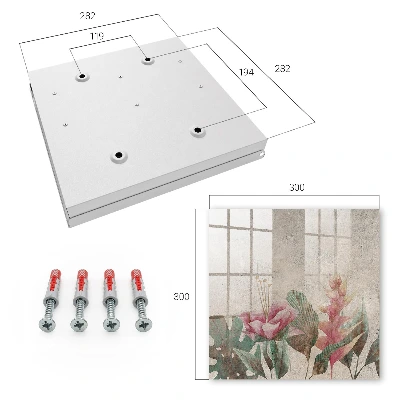 Key box for wall Botanical elegance