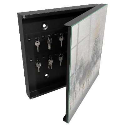 Wall mounted key box Misty forest