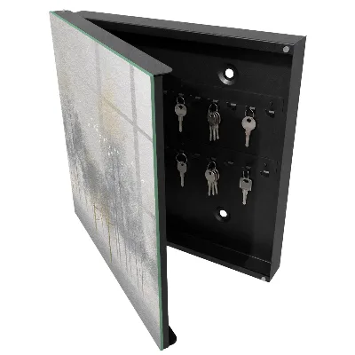 Wall mounted key box Misty forest