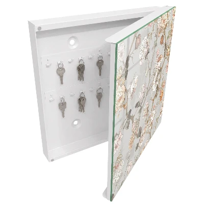 Key cabinet Floral twigs