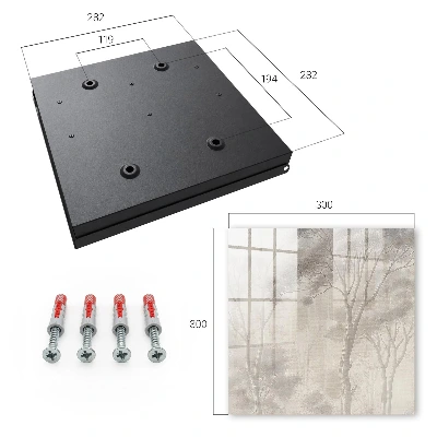 Wall mounted key box Forest etherealness