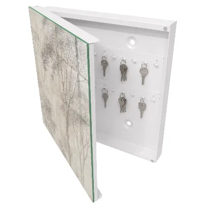 Wall mounted key box Forest etherealness