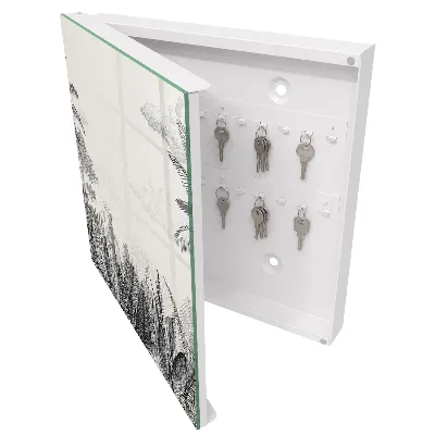 Key cabinet Tropical landscape