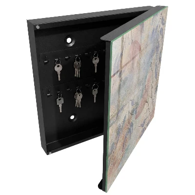 Key cabinet delicate leaves design