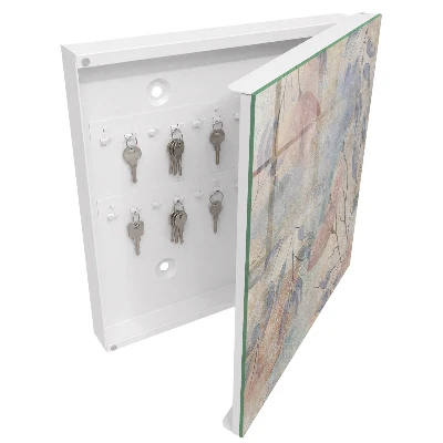 Key cabinet delicate leaves design