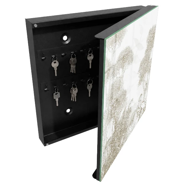Key box for wall Tropical pattern