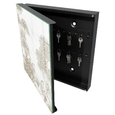 Key box for wall Tropical pattern