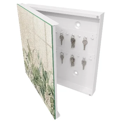 Wall mounted key box Tropical nature