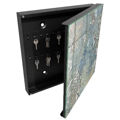 Key box for wall Floral pattern