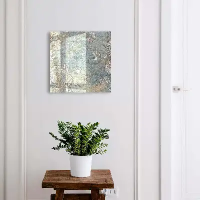 Key box for wall Floral pattern
