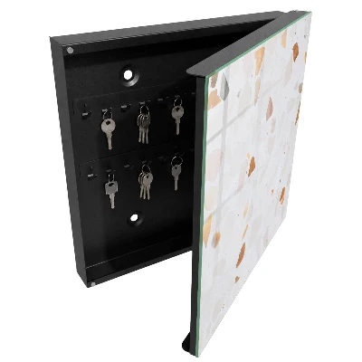 Wall mounted key box Colorful stones