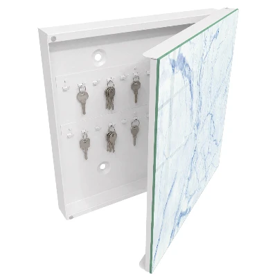 Wall mounted key box Marbled pattern
