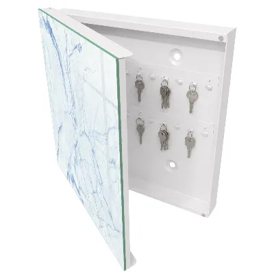 Wall mounted key box Marbled pattern