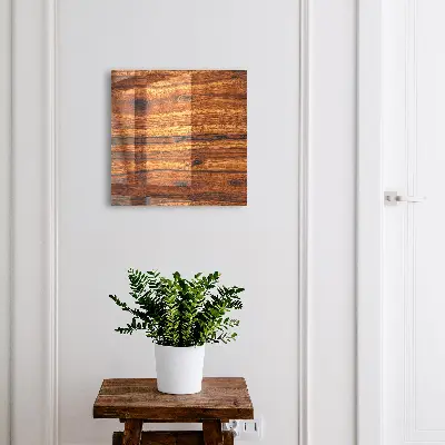 Wall mounted key box Wood texture