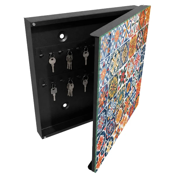 Key cabinet Colorful tiles