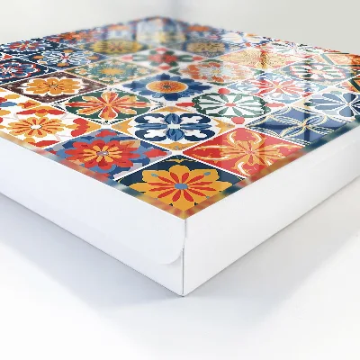 Key cabinet Colorful tiles