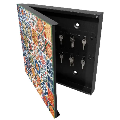 Key cabinet Colorful tiles