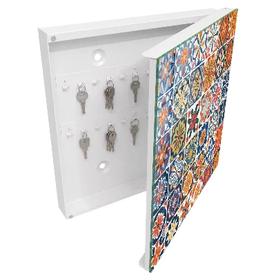 Key cabinet Colorful tiles