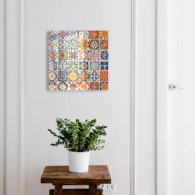 Key cabinet Colorful tiles